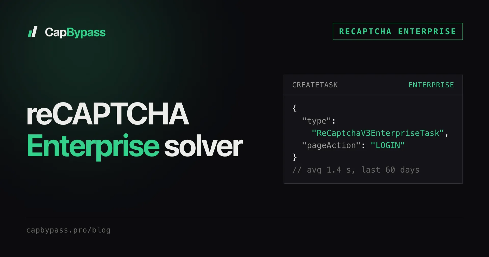 reCAPTCHA Enterprise solver: detect, solve, submit